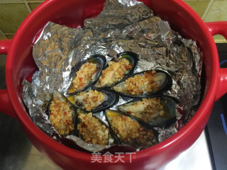 坤博砂锅空烤—青口贝的做法步骤：9