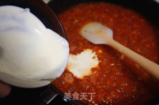茄汁青口贝炒通心粉的做法步骤：9