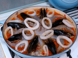 异国料理【西班牙海鲜饭】的做法步骤：19