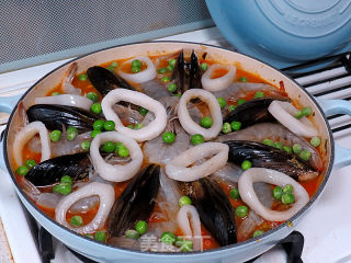 异国料理【西班牙海鲜饭】的做法步骤：20