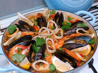 异国料理【西班牙海鲜饭】的做法步骤：21