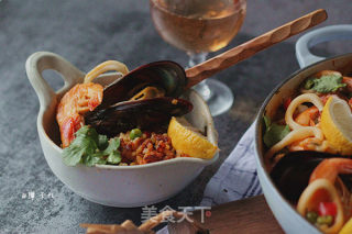 异国料理【西班牙海鲜饭】的做法步骤：22