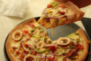 #信任之美#海鲜大狂欢披萨——家庭版（冷藏发酵）的做法步骤：18