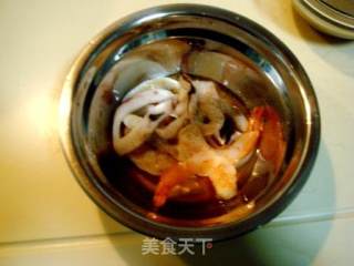 海鲜馄饨伴核桃蘑菇汁的做法步骤：23