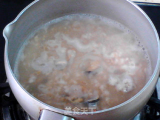 淡菜海米燕麦粥的做法步骤：7