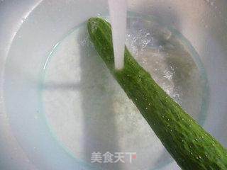 青瓜拌淡菜的做法步骤：3