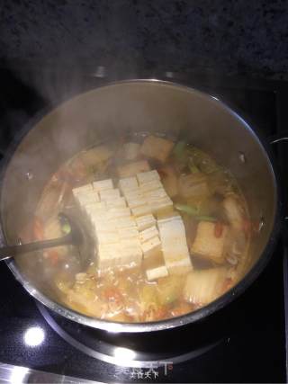 白菜豆腐汤的做法步骤：4
