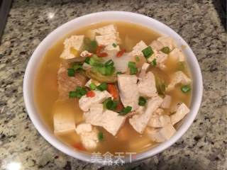 白菜豆腐汤的做法步骤：7