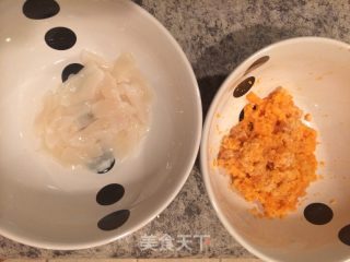 蟹黄带子粥的做法步骤：4