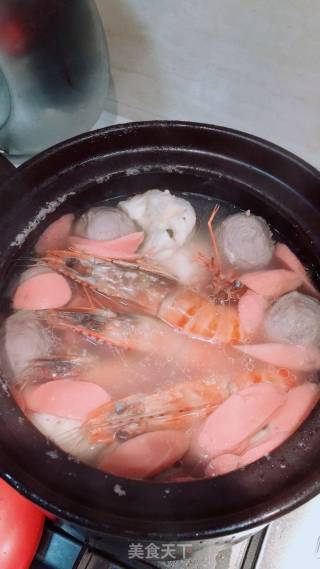 麻辣海鲜锅的做法步骤：24