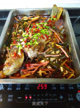 #ACA烘培明星大赛#火锅烤鱼的做法步骤：13
