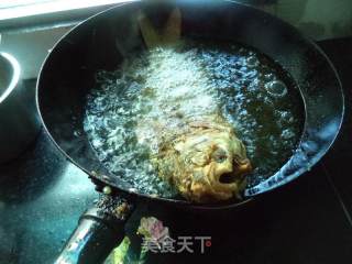 豆瓣酱烧鲤鱼的做法步骤：8