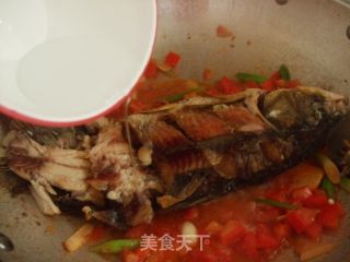 番茄烧鱼的做法步骤：8