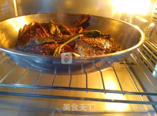 #ACA烘焙明星大赛#香辣烤鱼【电烤箱】的做法步骤：7